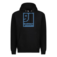 Black GOODWILL Premium Hoodie - artisFamous