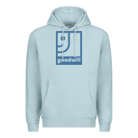 Blue Mist GOODWILL Premium Hoodie - artisFamous