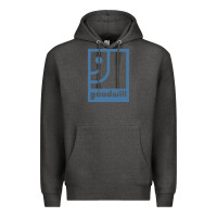Charcoal Heather GOODWILL Premium Hoodie - artisFamous