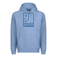 Colony Blue GOODWILL Premium Hoodie - artisFamous
