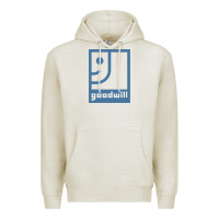 Oatmeal Heather GOODWILL Premium Hoodie - artisFamous