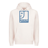 Pale Pink GOODWILL Premium Hoodie - artisFamous