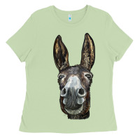 Matcha Donkey  Face Ladies Tee - LillyAllenDesigns
