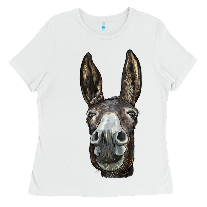 Donkey  Face Ladies Tee by LillyAllenDesigns | Teevron