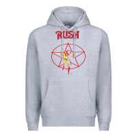 Heather Grey rush Premium Hoodie - artisFamous