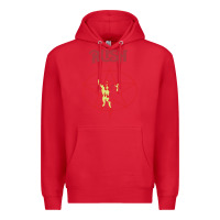 Red rush Premium Hoodie - artisFamous