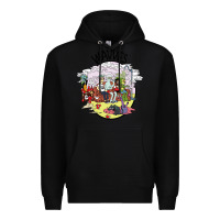 Black wavves Premium Hoodie - artisFamous