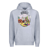 Heather Grey wavves Premium Hoodie - artisFamous
