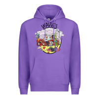 Purple wavves Premium Hoodie - artisFamous