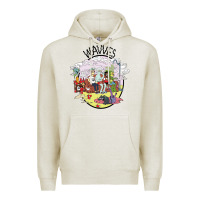 Oatmeal Heather wavves Premium Hoodie - artisFamous