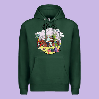 Wavves Premium Hoodie Designed By Artisfamous
