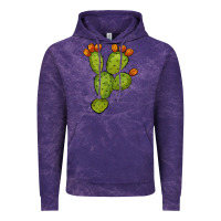 Cloud Purple cactus Vintage Hoodie - BarkalooDesign