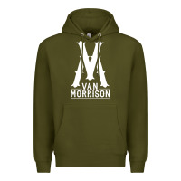Army Green Van Morrison Music Premium Hoodie - artisFamous