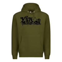 Army Green Van Morrison Music Premium Hoodie - artisFamous