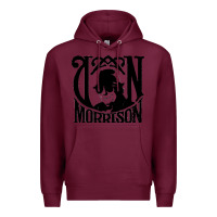 Burgundy Van Morrison Music Premium Hoodie - artisFamous