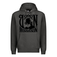 Charcoal Heather Van Morrison Music Premium Hoodie - artisFamous