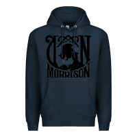 Navy Van Morrison Music Premium Hoodie - artisFamous