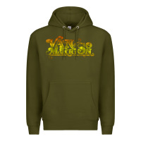 Army Green Van Morrison Music Premium Hoodie - artisFamous