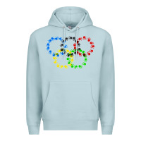 Blue Mist winter olympics Premium Hoodie - artisFamous