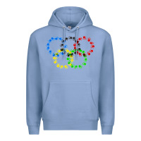 Colony Blue winter olympics Premium Hoodie - artisFamous