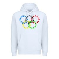White winter olympics Premium Hoodie - artisFamous