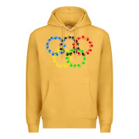 Mustard winter olympics Premium Hoodie - artisFamous