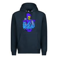 Navy skeletor's cat premium scoop csic las Premium Hoodie - artisFamous