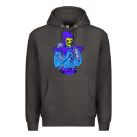 Smoke skeletor's cat premium scoop csic las Premium Hoodie - artisFamous