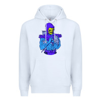 White skeletor's cat premium scoop csic las Premium Hoodie - artisFamous
