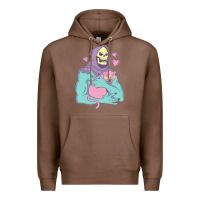 Chestnut skeletor's cat premium scoop classic Premium Hoodie - artisFamous