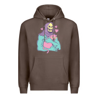 Coffee skeletor's cat premium scoop classic Premium Hoodie - artisFamous