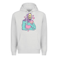 Dove Grey skeletor's cat premium scoop classic Premium Hoodie - artisFamous
