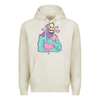 Oatmeal Heather skeletor's cat premium scoop classic Premium Hoodie - artisFamous