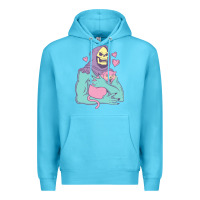 Ocean Blue skeletor's cat premium scoop classic Premium Hoodie - artisFamous