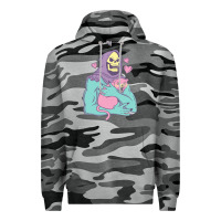 Slate Camo skeletor's cat premium scoop classic Premium Hoodie - artisFamous