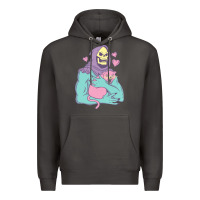 Smoke skeletor's cat premium scoop classic Premium Hoodie - artisFamous