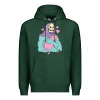 Sports Green skeletor's cat premium scoop classic Premium Hoodie - artisFamous