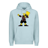 Blue Mist dabbing bart Premium Hoodie - artisFamous