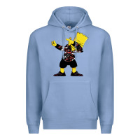 Colony Blue dabbing bart Premium Hoodie - artisFamous