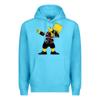 Ocean Blue dabbing bart Premium Hoodie - artisFamous
