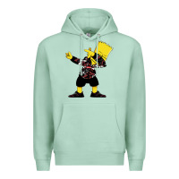 Seafoam dabbing bart Premium Hoodie - artisFamous