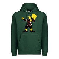 Sports Green dabbing bart Premium Hoodie - artisFamous