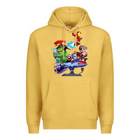 Antique Gold superheroes Premium Hoodie - artisFamous