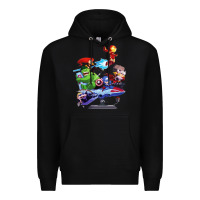 Black superheroes Premium Hoodie - artisFamous