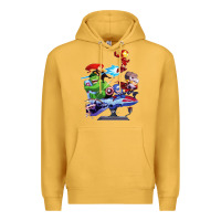 Mustard superheroes Premium Hoodie - artisFamous