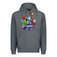 Rock superheroes Premium Hoodie - artisFamous