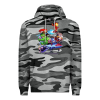 Slate Camo superheroes Premium Hoodie - artisFamous