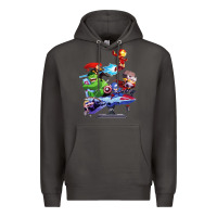 Smoke superheroes Premium Hoodie - artisFamous