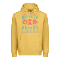 Antique Gold SON BROTHER GAMING LEGEND Premium Hoodie - artisFamous