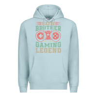 Blue Mist SON BROTHER GAMING LEGEND Premium Hoodie - artisFamous